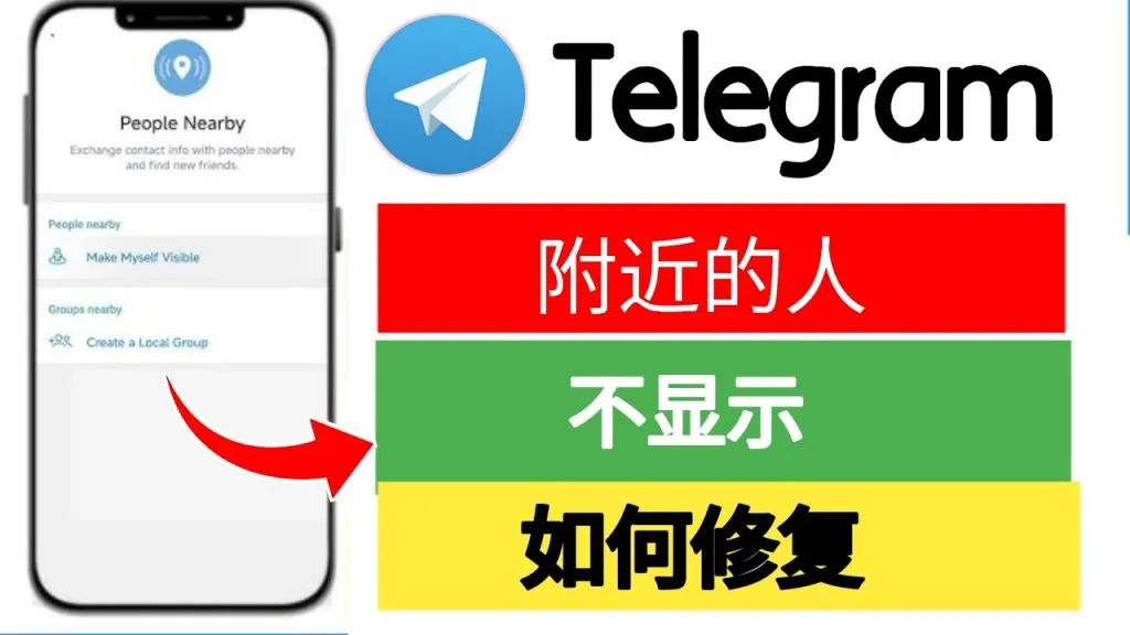 电报附近的人怎么添加好友？
