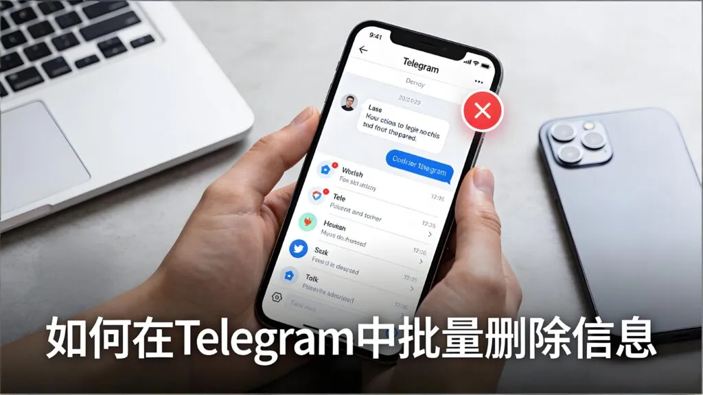 Telegram批量删除信息怎样操作？