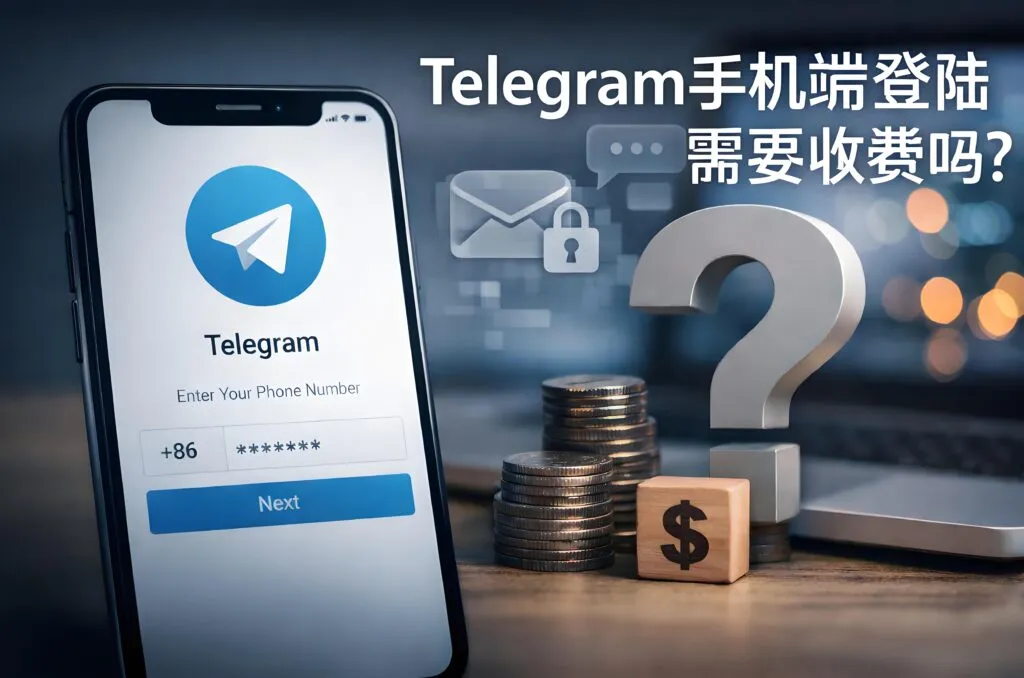Telegram手机端登录是要收钱的吗？