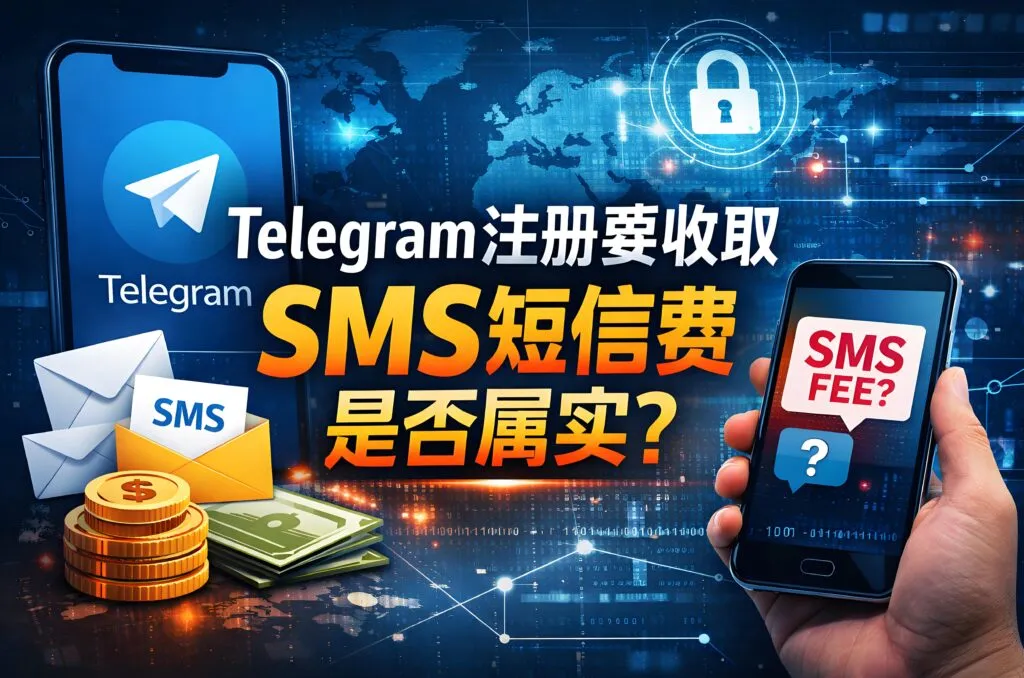 解密注册Telegram是不是要收取SMS短信费？